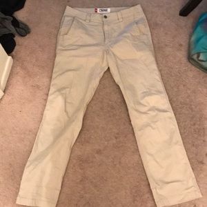 Slim fit mountain khakis for men
